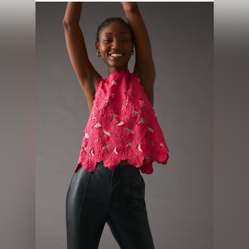Pink Floral Women's Top